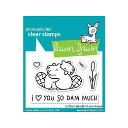 Lawn Fawn - Clear Stamps - So Dam Much LF3013