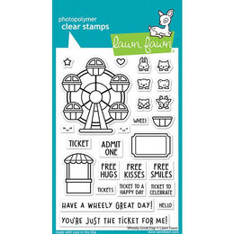 Lawn Fawn - Clear Stamps - Wheely Great Day LF3071