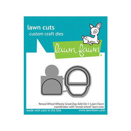 Lawn Fawn - Lawn Cuts Dies - Reveal Wheel Wheely Great Day Add-On LF3073