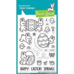 Lawn Fawn - Clear Stamps - Eggstraordinary Easter LF3077