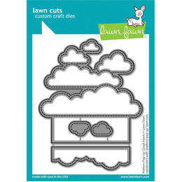 Lawn Fawn - Lawn Cuts Dies - Platform Pop-Up Cloud Inserts LF3092