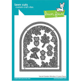 Lawn Fawn - Lawn Cuts Dies - Secret Garden Window LF3095