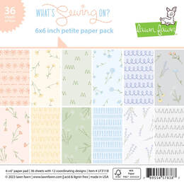 Lawn Fawn Petite Paper Pack 6 x 6 - What's Sewing On? LF3118