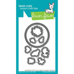 Lawn Fawn - Lawn Cuts Dies - More Magic Messages LF3135