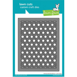 Lawn Fawn - Lawn Cuts Dies - Honeycomb Backdrop LF3142