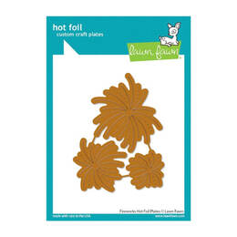 Lawn Fawn Hot Foil Plate - Fireworks LF3145