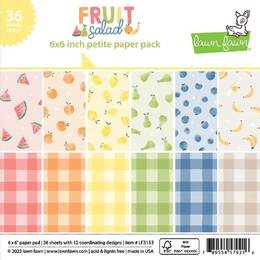 Lawn Fawn Petite Paper Pack 6 x 6 - Fruit Salad LF3153