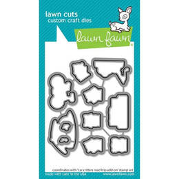 Lawn Fawn - Lawn Cuts Dies - Car Critters Road Trip Add-On LF3168