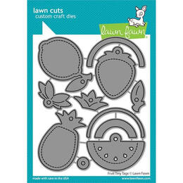 Lawn Fawn - Lawn Cuts Dies - Fruit Tiny Tags LF3172