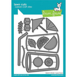 Lawn Fawn - Lawn Cuts Dies - Build-A-Drink LF3176