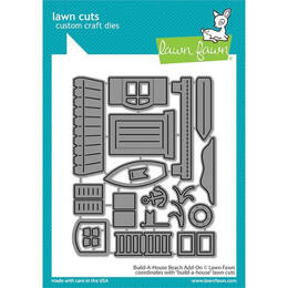 Lawn Fawn - Lawn Cuts Dies - Build-A-House Beach Add-On LF3182