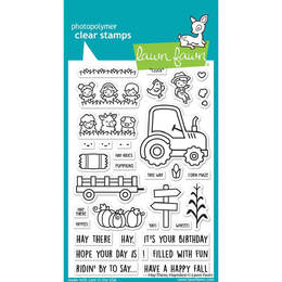 Lawn Fawn - Clear Stamps - Hay There, Hayrides! LF3213