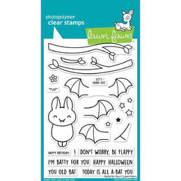 Lawn Fawn - Clear Stamps - Batty for You LF3217