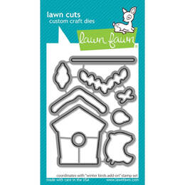 Lawn Fawn - Lawn Cuts Dies - Winter Birds Add-On LF3228