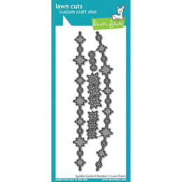 Lawn Fawn - Lawn Cuts Dies - Sparkle Garland Borders LF3258