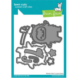 Lawn Fawn - Lawn Cuts Dies - Winter Yeti LF3259