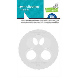 Lawn Fawn Stencils - Reveal Wheel Templates: Little Snow Globe: Dog LF3273