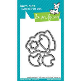 Lawn Fawn - Lawn Cuts Dies - Little Snow Globe: Bear LF3275