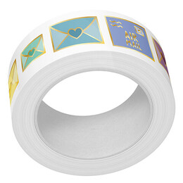 Lawn Fawn Foiled Washi Tape - Happy mail LF3290