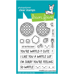 Lawn Fawn Stamps - A waffle lot LF3303