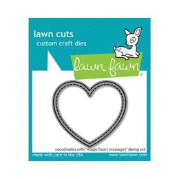 Lawn Fawn Dies - Magic heart messages LF3306