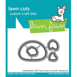 Lawn Fawn Dies - You mean so mochi LF3308