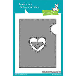 Lawn Fawn Dies - Magic iris heart add-on  LF3314