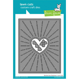 Lawn Fawn Dies - Radiant heart backdrop LF3320