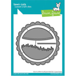 Lawn Fawn Dies - Give It a Whirl Scalloped Add-On LF3367