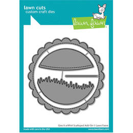 Lawn Fawn Dies - Give It a Whirl Scalloped Add-On LF3367