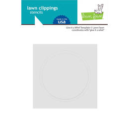 Lawn Fawn Clippings Stencils - Give It a Whirl Template LF3368