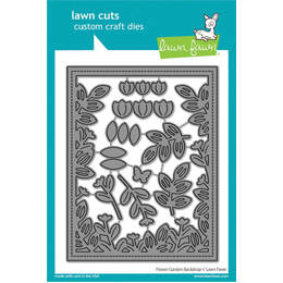 Lawn Fawn Dies - Flower Garden Backdrop LF3386