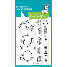 Lawn Fawn - Clear Stamps - Fruitful Friends LF3429