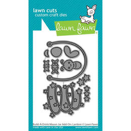 Lawn Fawn Dies - Build-A-Drink Mason Jar Add-On: Lantern LF3433