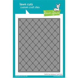 Lawn Fawn Dies - Quilted Star Backdrop LF3451