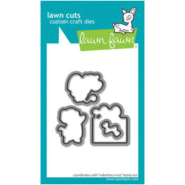 Lawn Fawn Dies - Valentine Mice LF3609