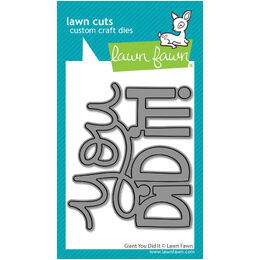 Lawn Fawn Dies - Giant You Did It LF3735