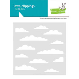 Lawn Fawn Stencils - Stratus Cloud Background LF3738