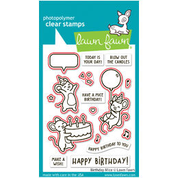 Lawn Fawn Dies - Birthday Mice LF3744