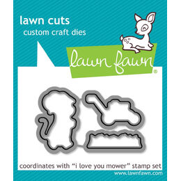 Lawn Fawn Dies - I Love You Mower LF3751