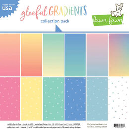 Lawn Fawn 12x12 Paper Pack - Gleeful Gradients LF3763