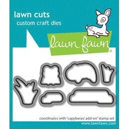 Lawn Fawn Dies - Capybaras! Add-On LF3768