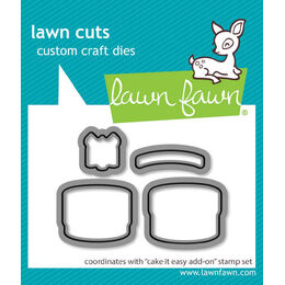 Lawn Fawn Dies - Cake It Easy Add-On LF3774