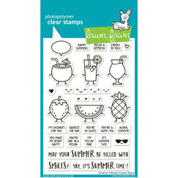 Lawn Fawn - Clear Stamps - Summer Friends LF3781