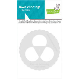Lawn Fawn Stencils - Reveal Wheel Templates: Keep on Swimming Drop-Down LF3788