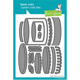 Lawn Fawn Dies - Build-a-Cake LF3799