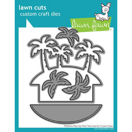 Lawn Fawn Dies - Platform Pop-Up Palm Tree Inserts LF3802