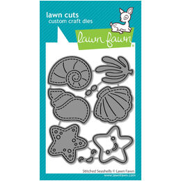 Lawn Fawn Dies - Stitched Seashells LF3805