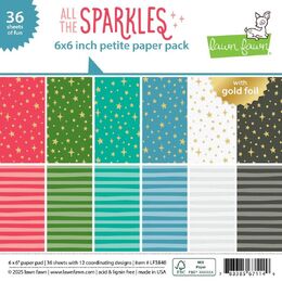 Lawn Fawn Petite Paper Pack 6 x 6 - All the Sparkles LF3840