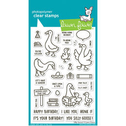 Lawn Fawn - Clear Stamps - Silly Goose! LF3844